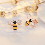 ミツバチピアス ポストS925 キラキラ | SLENDER | 詳細画像3 
