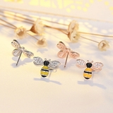 ミツバチピアス ポストS925 キラキラ | SLENDER | 詳細画像4 