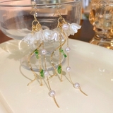 すずらんリーフモチーフピアス 鈴蘭 かわいい | SLENDER | 詳細画像4 