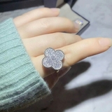 クローバーデザインリング オープンリング レディース | SLENDER | 詳細画像1 