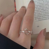 シルバー | デザインオープンリング レディース リング | SLENDER