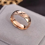 5mmピンクゴールド | キルティングメタルリング 幅選べる 2type | SLENDER