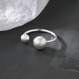 ダブルボールリング シルバー マット | SLENDER | 詳細画像2 