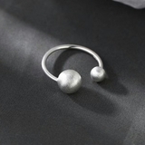 ダブルボールリング シルバー マット | SLENDER | 詳細画像3 