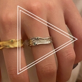 シルバー | デザインオープンリング シルバー ゴールド | SLENDER