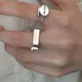 デザインオープンリング シルバー ゴールド | SLENDER | 詳細画像4 