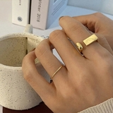 デザインオープンリング シルバー ゴールド | SLENDER | 詳細画像5 