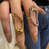 変形デザインオープンリング 存在感抜群 シルバー | SLENDER | 詳細画像2