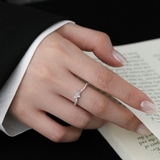 バタフライオープンリング シルバー925 ジルコニア | SLENDER | 詳細画像2 