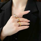 マルチ | トリニティリング 3連リング ゴールド | SLENDER