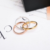 トリニティリング 3連リング ゴールド | SLENDER | 詳細画像1 