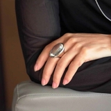 デザインオープンリング 存在感抜群 人口石 | SLENDER | 詳細画像3