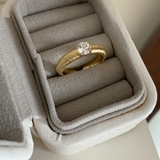 ゴールド | ジルコニアデザインオープンリング ゴールド シルバー | SLENDER