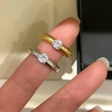 ジルコニアデザインオープンリング ゴールド シルバー | SLENDER | 詳細画像4 