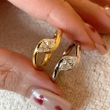 デザインオープンリング ワンポイント おしゃれ | SLENDER | 詳細画像3 