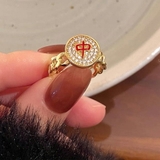 麻雀牌モチーフオープンリング ワンポイント 個性的 | SLENDER | 詳細画像3 