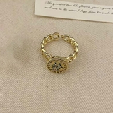 麻雀牌モチーフオープンリング ワンポイント 個性的 | SLENDER | 詳細画像4 