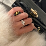 ジルコニアデザインオープンリング ワンポイント おしゃれ | SLENDER | 詳細画像3 