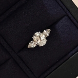 ジルコニアデザインオープンリング ワンポイント おしゃれ | SLENDER | 詳細画像4 