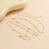 パールビーズウエストチェーン ボディチェーン 上品 | SLENDER | 詳細画像4 