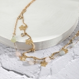 2本set バタフライ＆ビーズゴールドボディチェーン ウエストチェーン | SLENDER | 詳細画像1 