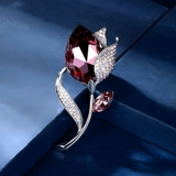 ワイン | チューリップデザインブローチ 入園式 入学式 | SLENDER