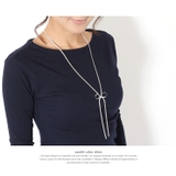 キラキラスネークチェーンリボンネックレス レディース アクササリー | REAL STYLE | 詳細画像2 