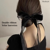 バレッタ ヘアアクセサリー リボン | REAL STYLE | 詳細画像1