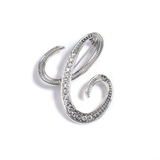 C | ブローチ ピン イニシャル | REAL STYLE