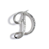 D | ブローチ ピン イニシャル | REAL STYLE