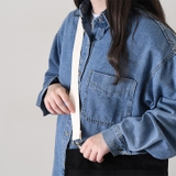 ホワイト | ショルダーストラップ 太め バッグ | REAL STYLE