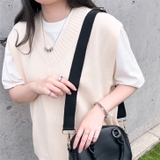 ブラック | ショルダーストラップ 太め バッグ | REAL STYLE