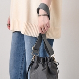グレー | ショルダーストラップ 太め バッグ | REAL STYLE