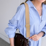 カーキベージュ | ショルダーストラップ 太め バッグ | REAL STYLE