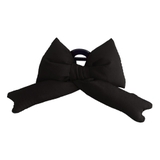 ブラック | ヘアクリップ 大きめ リボン | REAL STYLE