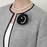 ブラック | コサージュ ブローチ ピン | REAL STYLE