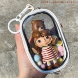 クリアポーチ ぬいぐるみ キーホルダー[品番：JOKW0014251