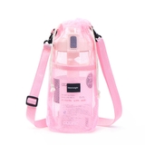 ピンク(Mサイズ) | 水筒カバー ペットボトルホルダー スマホポーチ | REAL STYLE