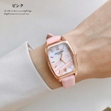 ピンク | 小ぶりなフェースが大人腕時計 スクエアグラデーションカジュアルウォッチ 腕時計 | OVER RAG 