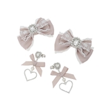 リボンヘアクリップ4点セット | NOEMIE | 詳細画像1 