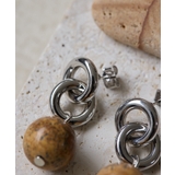 【ear PAPILLONNER】ラウンドストーンピアス | PAL GROUP OUTLET | 詳細画像8