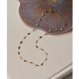 【ear PAPILLONNER】SUブラウンストーンネックレス | PAL GROUP OUTLET | 詳細画像1