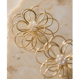 【ear PAPILLONNER】ワイヤーフラワーピアス | PAL GROUP OUTLET | 詳細画像1 