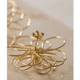 【ear PAPILLONNER】ワイヤーフラワーピアス | PAL GROUP OUTLET | 詳細画像2 