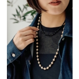 BK | 【ear PAPILLONNER】ハウライト×ワントーンネックレス | PAL GROUP OUTLET