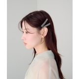 BLK | 【Kastane】fiw.ブロックチェックヘアピン | PAL GROUP OUTLET