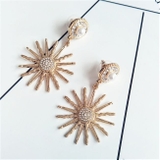 ピアス 太陽モチーフ ドロップ | パーティードレス通販 Precious Lady | 詳細画像13 