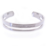 オルブランカロゴ入り２段バングルオルブランカ ペアブレスにも メンズ | アクセサリーショップPIENA | 詳細画像2 