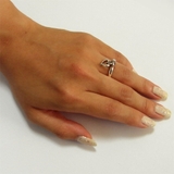 シルバー925 ハート型チャームが揺れるリング | アクセサリーショップPIENA | 詳細画像3 