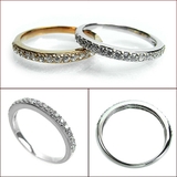 キュービックジルコニア ハーフエタニティ リング | アクセサリーショップPIENA | 詳細画像3 